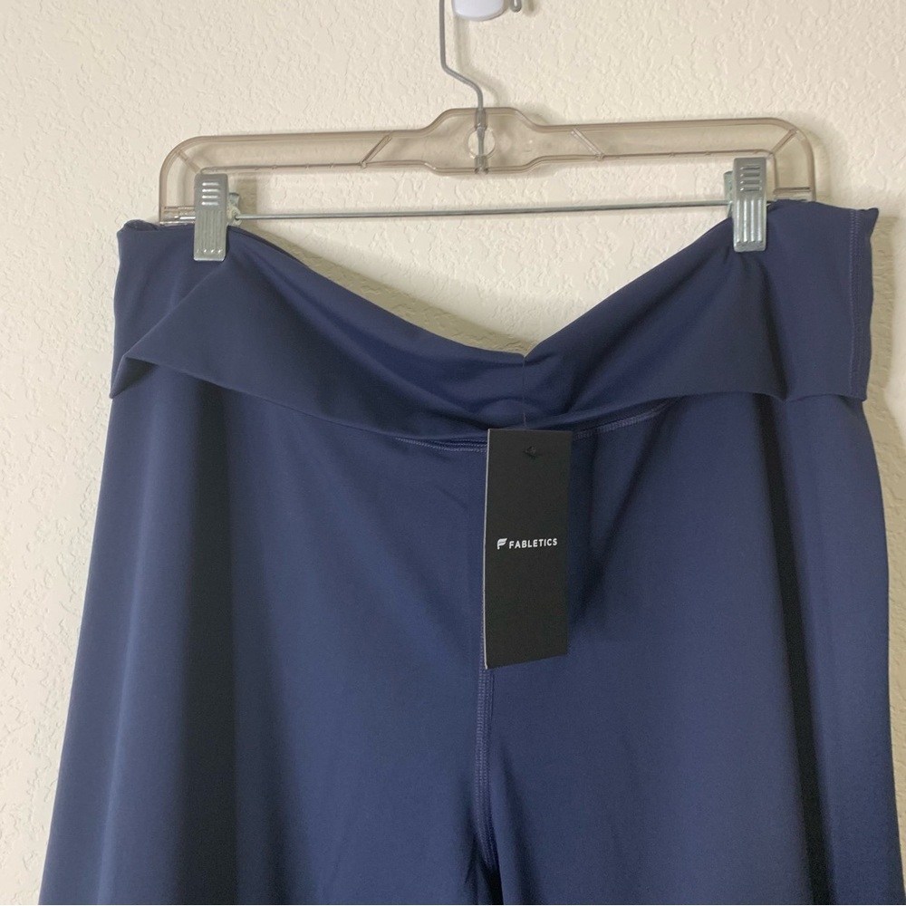 Fabletics womens lot of 2 fold over straight leg pants 1X NWT - Picture 4 of 13